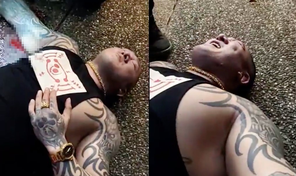 ▲館長陳之漢今（28）日凌晨2時許在自家健身館門口遭槍擊。（圖／翻攝自館長臉書）