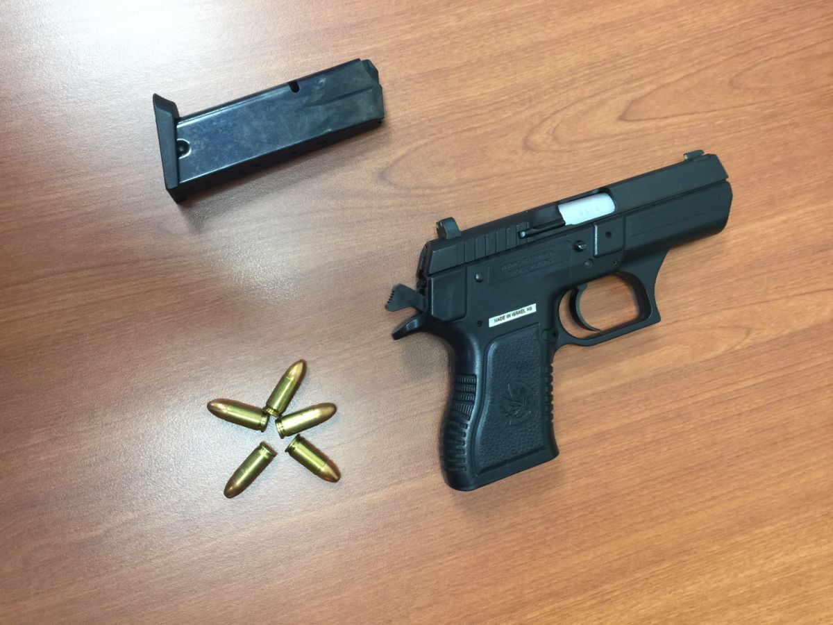 ▲劉姓嫌犯持槍滋事被捕。(資料照/記者康子仁攝)