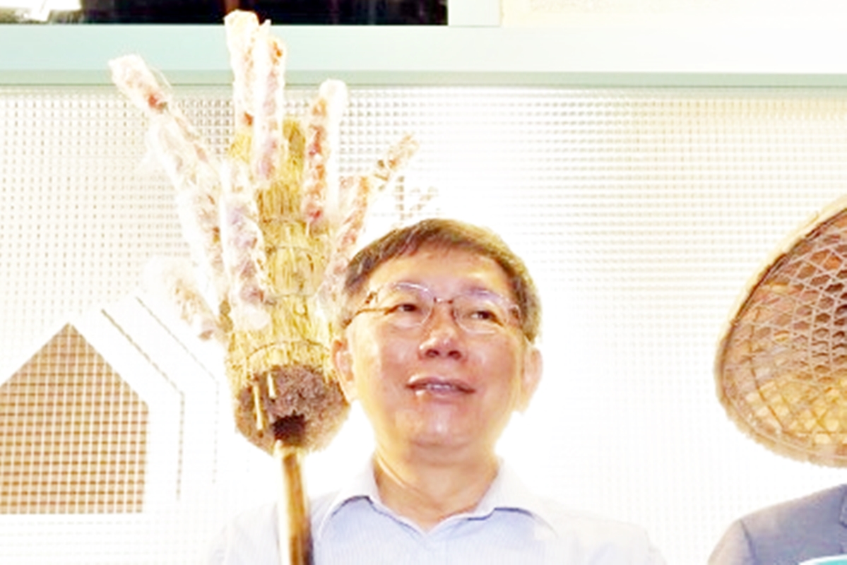 ▲台北市長柯文哲28日出席台北國際觀光博覽會，表示他和館長是好朋友，應該會去看他。(圖/台北市政府提供)