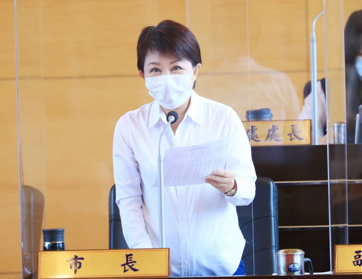 ▲中市府政風處長人選，市長盧秀燕表示，等待法務部協商，但法務部較忙，沒時間協商，「像極了愛情」。(圖／柳榮俊攝2020.8.28)