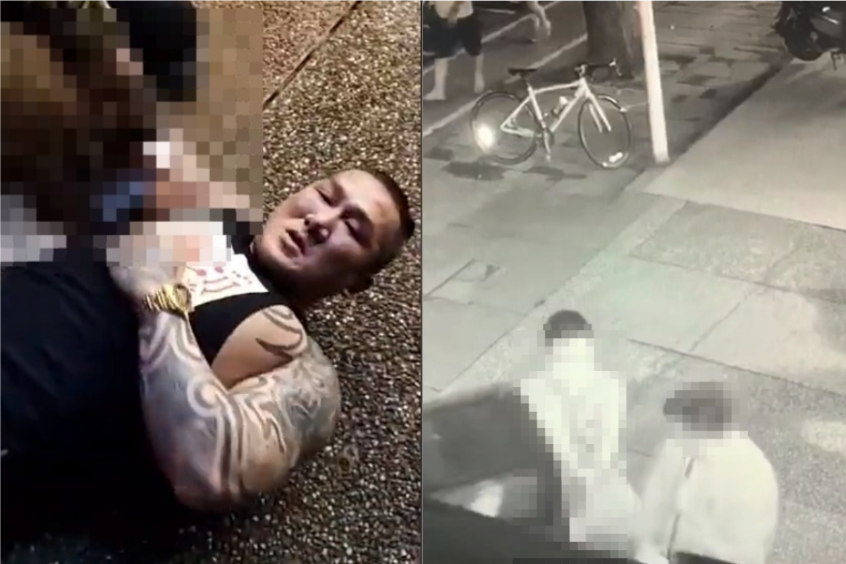 ▲知名網紅館長陳之漢28日凌晨遭人連開3槍，消息一出也引發社會譁然。對此，時代力量前立委黃國昌也在臉書上貼出現場監視器影片，更大膽斷言「絕非只是警告！」（圖／翻攝飆捍、黃國昌臉書）