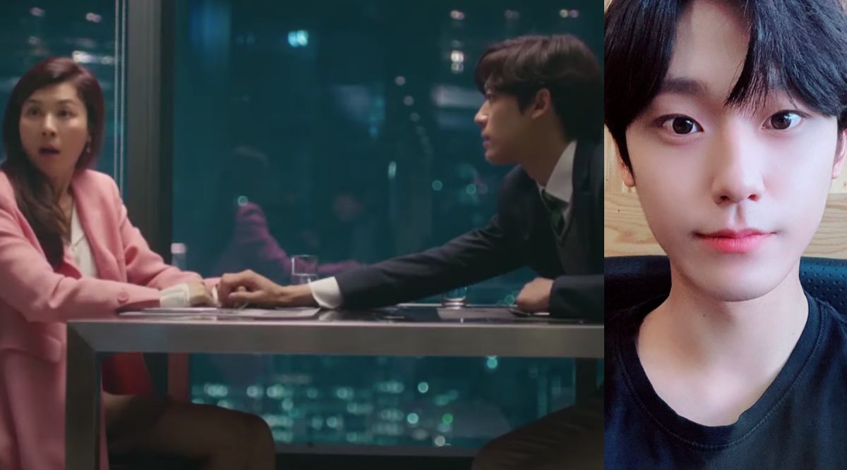 ▲《德魯納酒店》李到晛（右）在新劇中，跟女神金荷娜在餐廳談離婚。（圖／李到晛IG、愛奇藝台灣站）