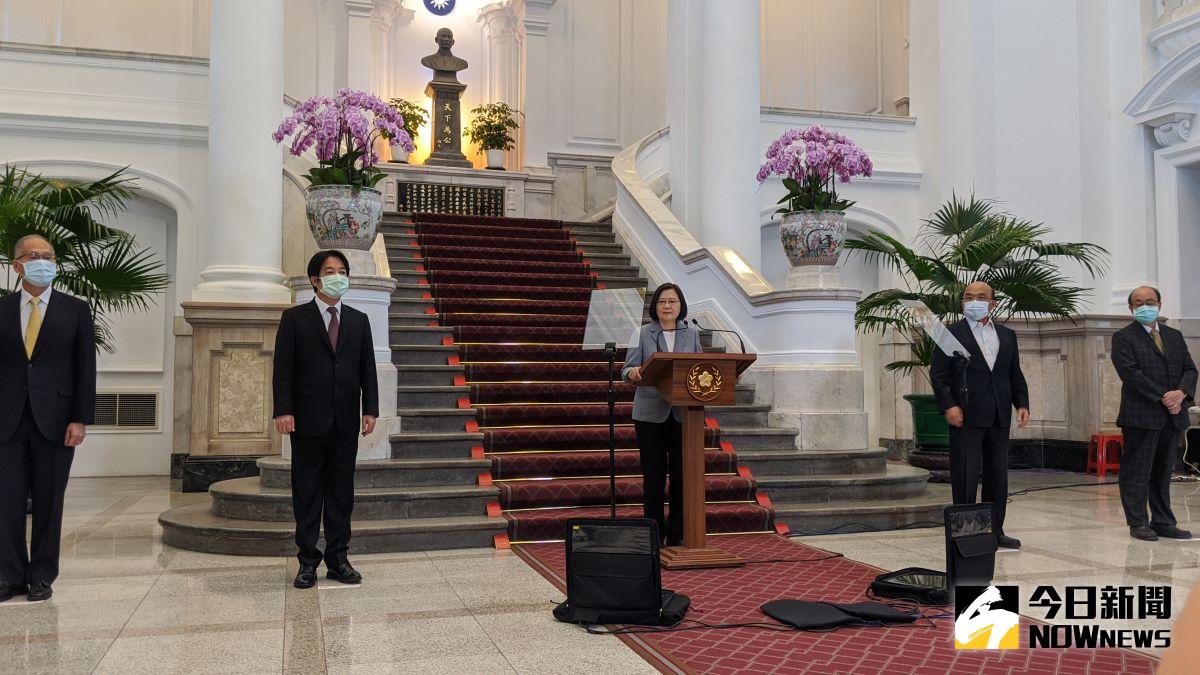 ▲府院拍板開放美豬美牛進口，蔡英文總統說，這是台美經濟全方位合作的重要起點。 （圖／記者鄭宏斌攝，2020.08.28）