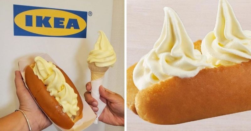 ▲瑞典知名家居品牌IKEA近日推出美食新產品「冰狗」(圖|IKEA