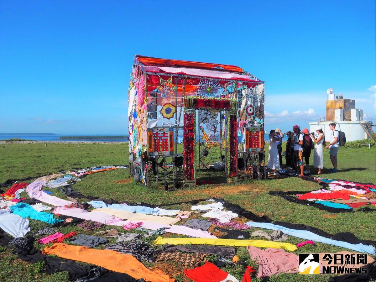 ▲「2020經典小鎮虎井嶼地景藝術季」29日盛大登場，活動以「亞特蘭提斯．風華再現」為主題，透過一系列的精心設計的藝術地景再造虎井風華。（圖／記者張塵攝，2020.08.29）