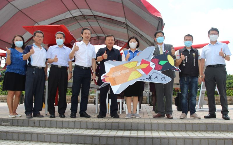 ▲貼牌後正式啟航巡迴全台149座媽祖廟祈福。(圖/記者簡勇鵬攝,2020.08.29)