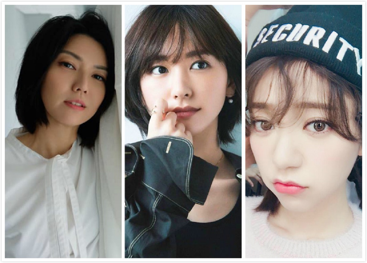 ▲有網友在PTT詢問大家「短髮造型好看的女星？」結果全場紛紛推爆曾蟬聯3年「FHM台灣百大美女」冠軍的女星，認為她短髮真的比長髮驚豔很多。（合成圖／翻攝自孫燕姿與郭雪芙臉書、gakki_smile IG）