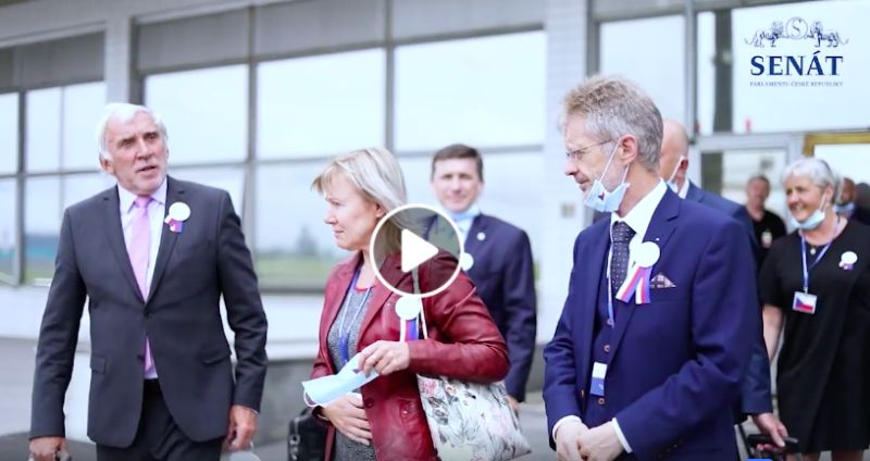 ▲捷克參議院議長韋德齊(Miloš Vystrčil)29日下午率團搭機訪問台灣。(圖/Senát Parlamentu ČR粉專)