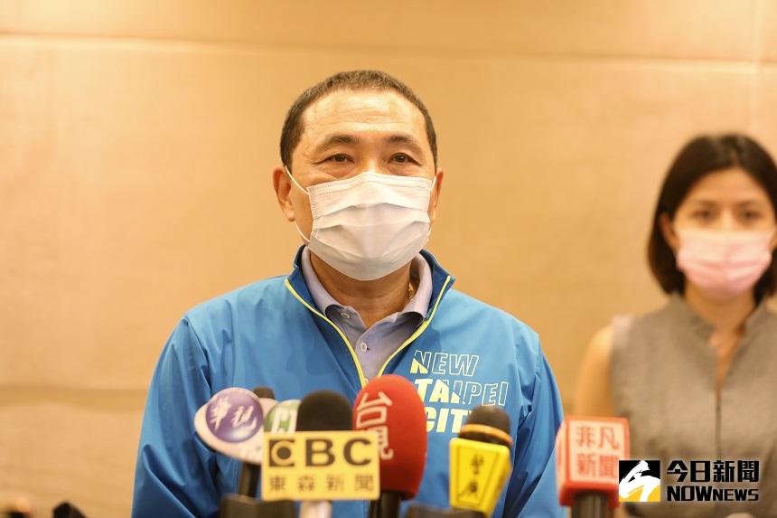 ▲侯友宜表示，陳時中都是被倉促告知，他很委屈，心有苦衷。(圖/記者康子仁攝)