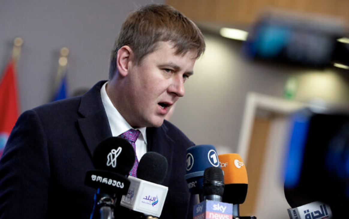 ▲捷克外長佩崔傑克（Tomas Petricek）（圖／翻攝Times of Israel)