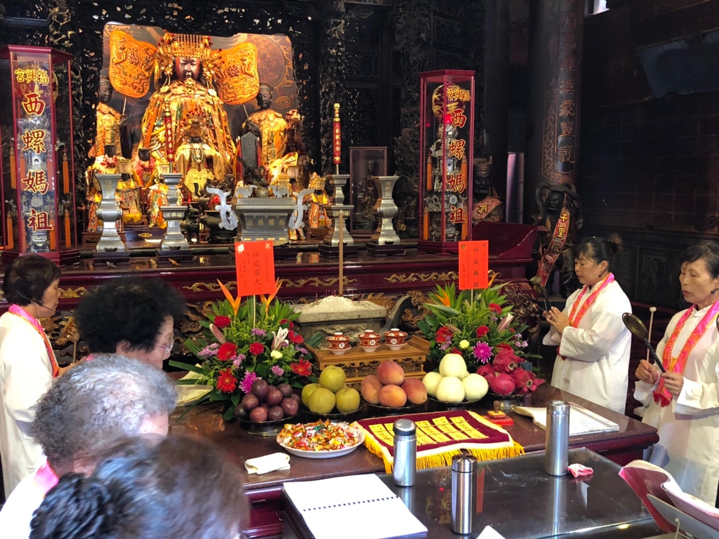 西螺福興宮在農曆七月時會舉辦慶讚中元普度薦拔法會。(圖/西螺福興宮提供)
