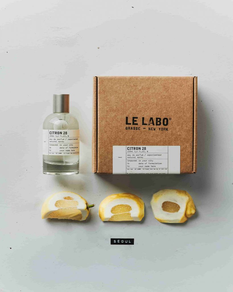 ▲LE LABO 城市限定系列 首爾Citron 28，50ml NT$10,900；100ml NT$16,300。（圖／LE LABO）