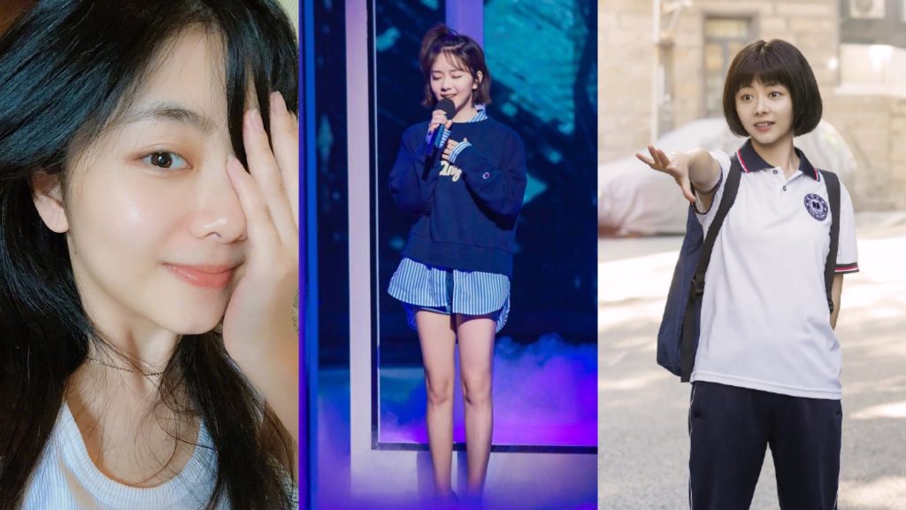 ▲譚松韻在《以家人之名》中飾演李尖尖。（圖／電視劇以家人之名、譚松韻seven微博）