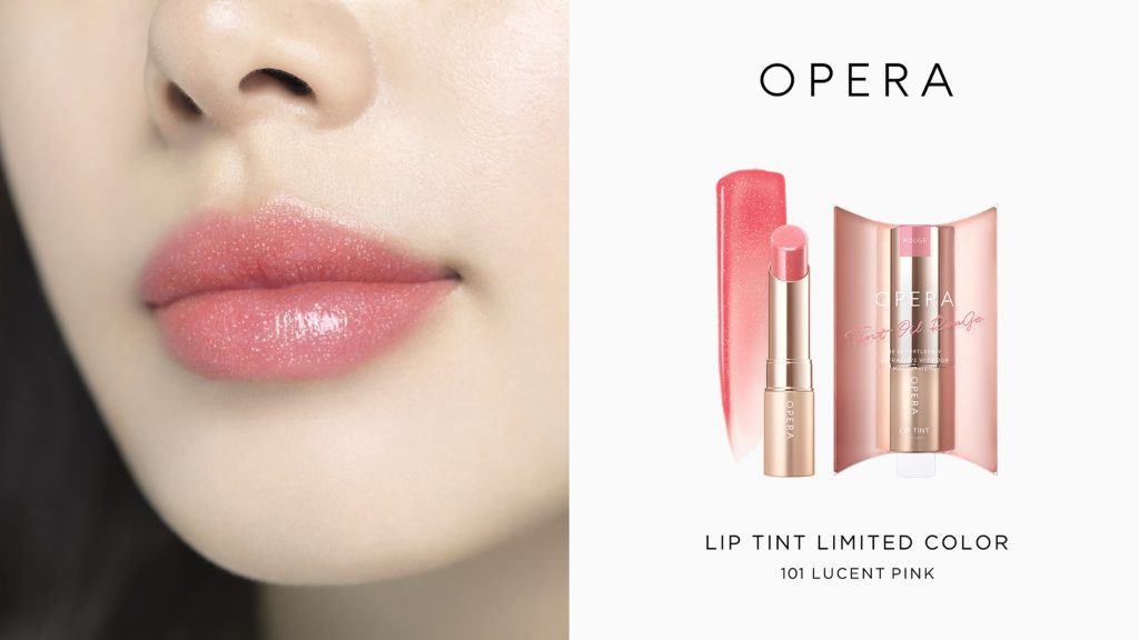 ▲OPERA Lip Tint渲漾水色唇膏 限定色#101光透粉 NT$380。（圖／OPERA）
