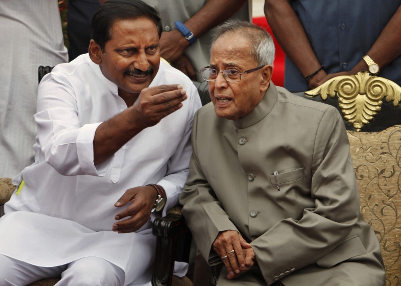 ▲印度前總統穆克吉（右）。資料照。（圖／美聯社／達志影像）