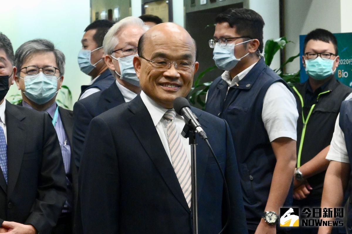 ▲地方縣市政府串連反含瘦肉精美豬，行政院長蘇貞昌受訪時說，中央、地方大家應該同步一條心，這樣才不會亂。（圖／記者林柏年攝，2020.09.01）