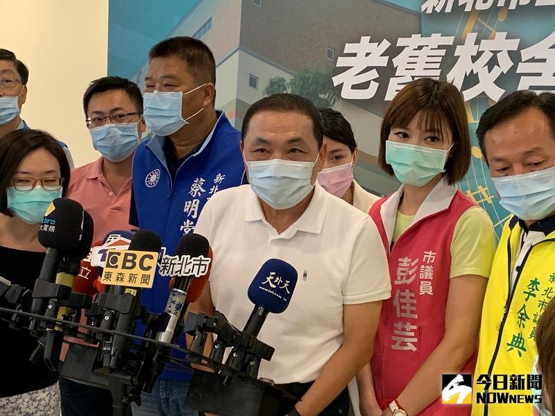 ▲侯友宜表示，現在就是把市長的工作做好，他會一步一腳印全力以赴，讓新北市脫胎換骨。(圖/記者康子仁攝)