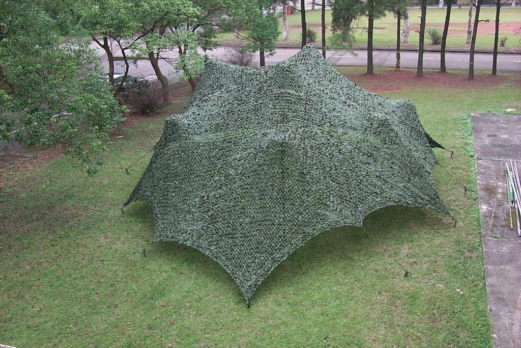 ▲中科院研製的多頻譜偽裝網。（圖／中科院提供）