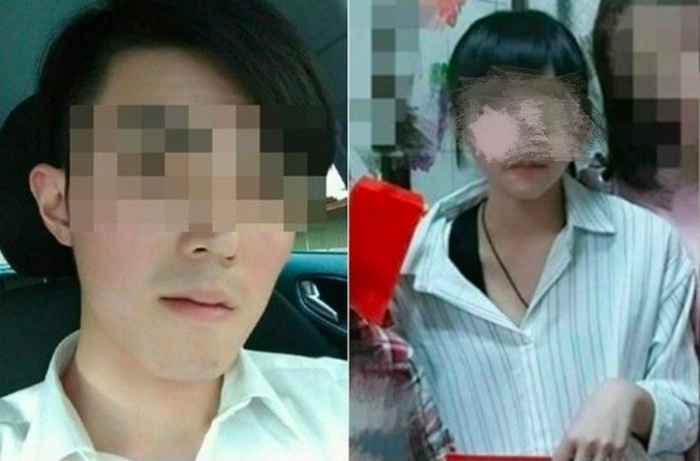 ▲一名14歲少女8月29日搭高鐵北上後就失聯,今(1)日警方在竹東一處住宅尋獲,並將羅姓嫌犯(左)帶回。(圖/翻攝PTT、少女家屬提供)
