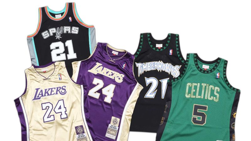 ▲NBA名人堂球衣再度開賣。(圖/Mitchell