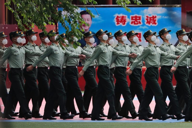 ▲美國國防部提交的「2020年中國軍力報告」，明確指出中國不斷擴張軍力，對全球構成軍事威脅。（圖／美聯社／達志影像）