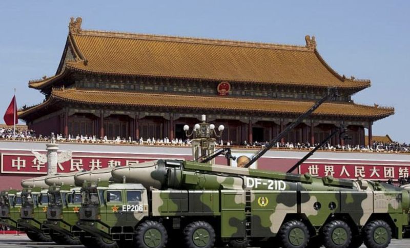 ▲中國東風21D反艦彈道導彈有「航母殺手」之稱。（圖／翻攝觀察者網）