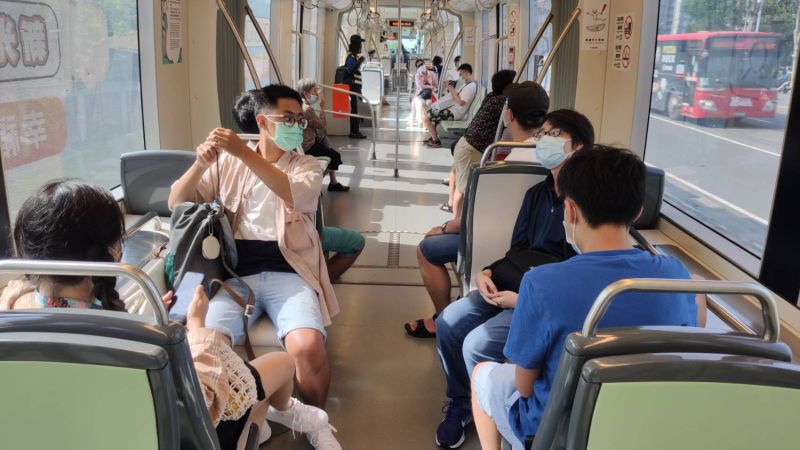 疫情趨緩 高雄捷運及輕軌運量回升