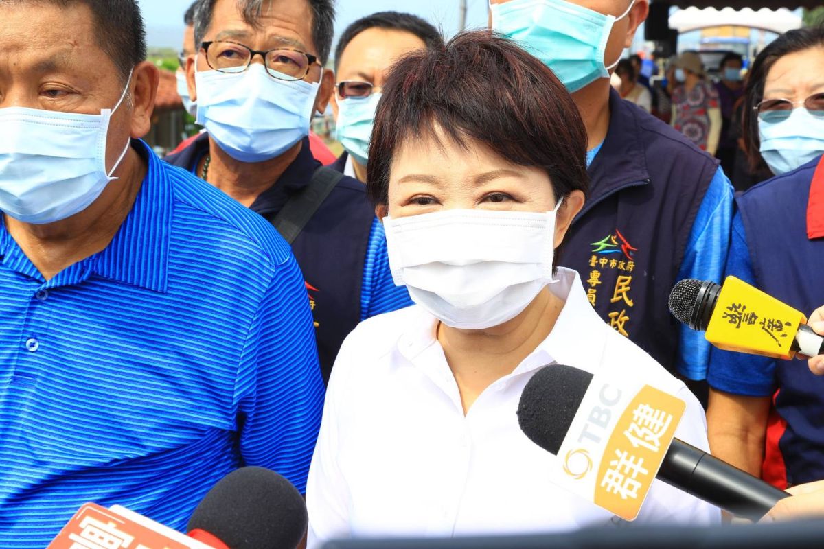 ▲中央規劃美豬開放，市長盧秀燕表示，中市府堅持「瘦肉精零檢出」。(圖／柳榮俊攝2020.9.3)