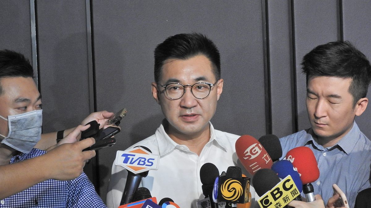 ▲傳5名反送中者抵台後遭政府扣押，國民黨主席江啟臣表示這案例證明蔡英文撐香港只是嘴巴說說。 (圖 / 記者陳弘志攝，2020.09.03)