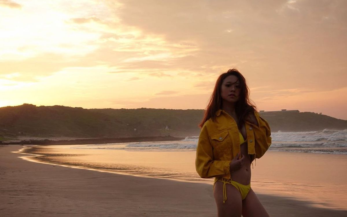 ▲港姐邵珮詩隔離14天一出關，就瘋玩台北各個景點。（圖／邵珮詩IG）