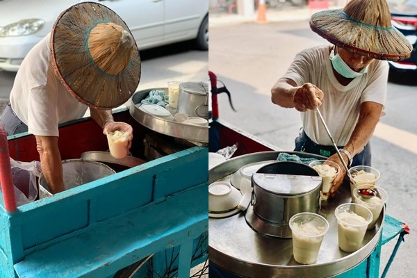 ▲日前台南一位賣豆花的阿伯，遭客人惡意棄單。（圖／翻攝自臉書《台南爆料公社》）