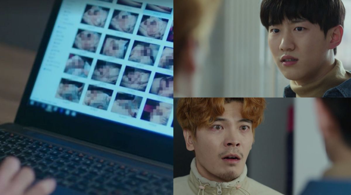 ▲劇中，金盛吳（右下）曾被AV女優仙人跳，兒子仍堅決與對方交往。（圖／翻攝愛奇藝）