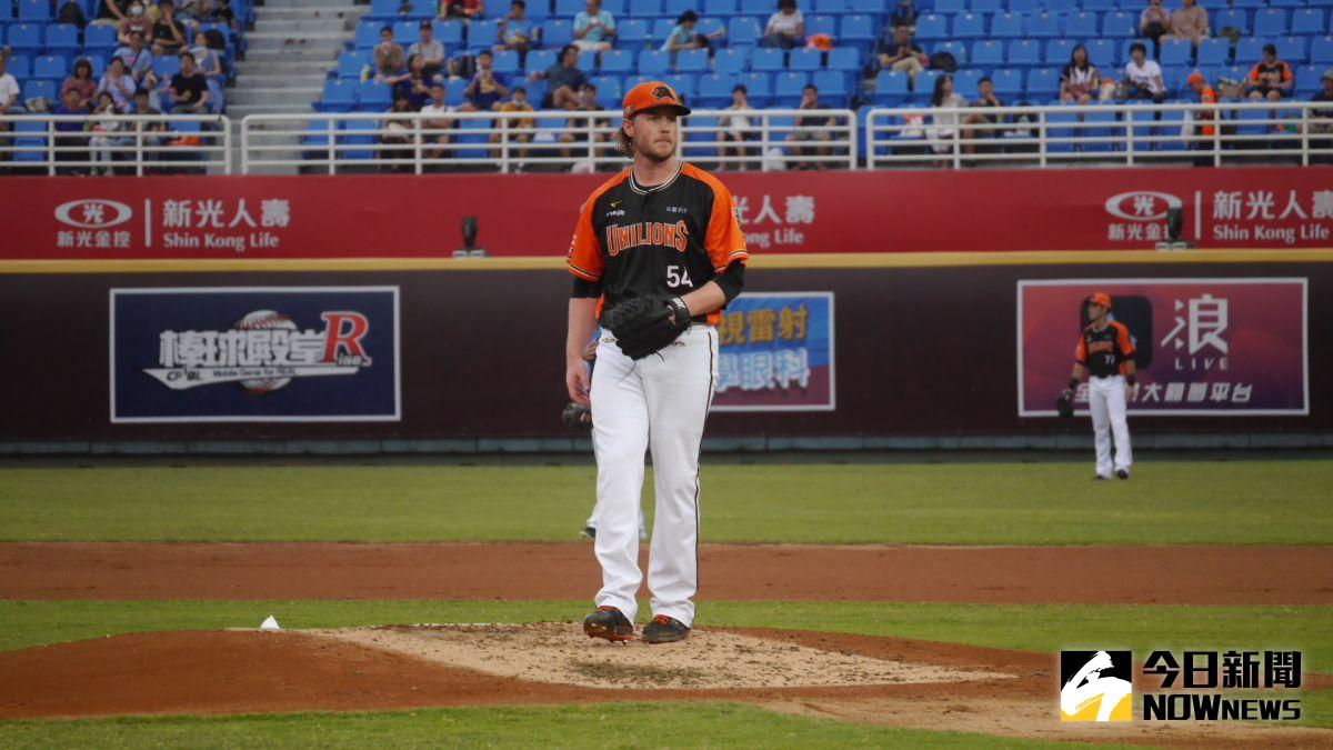 ▲統一獅洋投猛威爾。（圖／吳政紘攝）