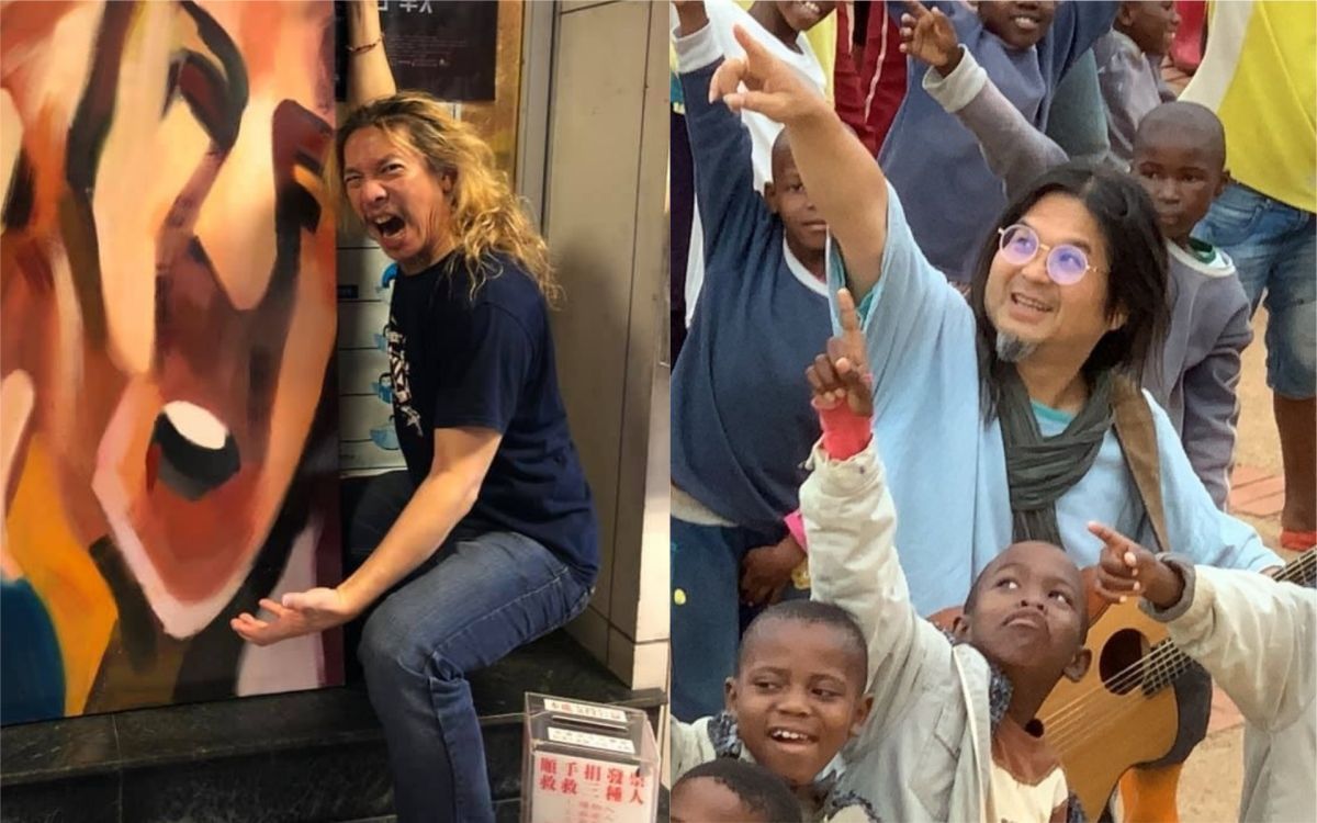 ▲金曲歌王朱約信（左）不捨嚴詠能（右），透露未完成的3年約定。（圖／朱約信、嚴詠能臉書） 