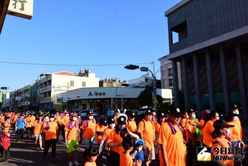 ▲2020國民體育日和美古蹟懷舊親子健行暨宣傳永續低碳、節約能源活動,參與人數約1500人。(圖/記者陳雅芳攝,2020.09.06)