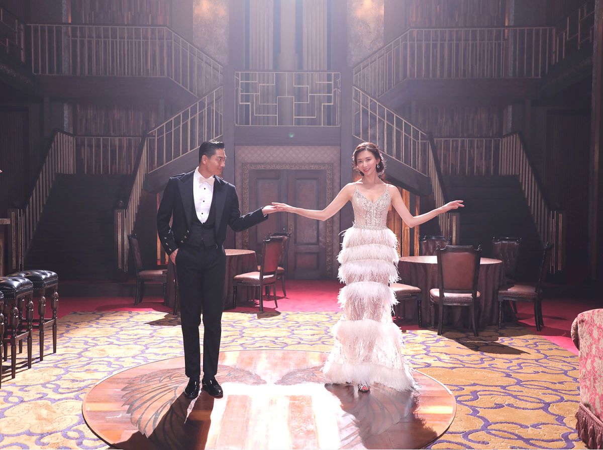 ▲林志玲（右）與老公私照曝光。（圖／志玲姊姊慈善基金會提供） 