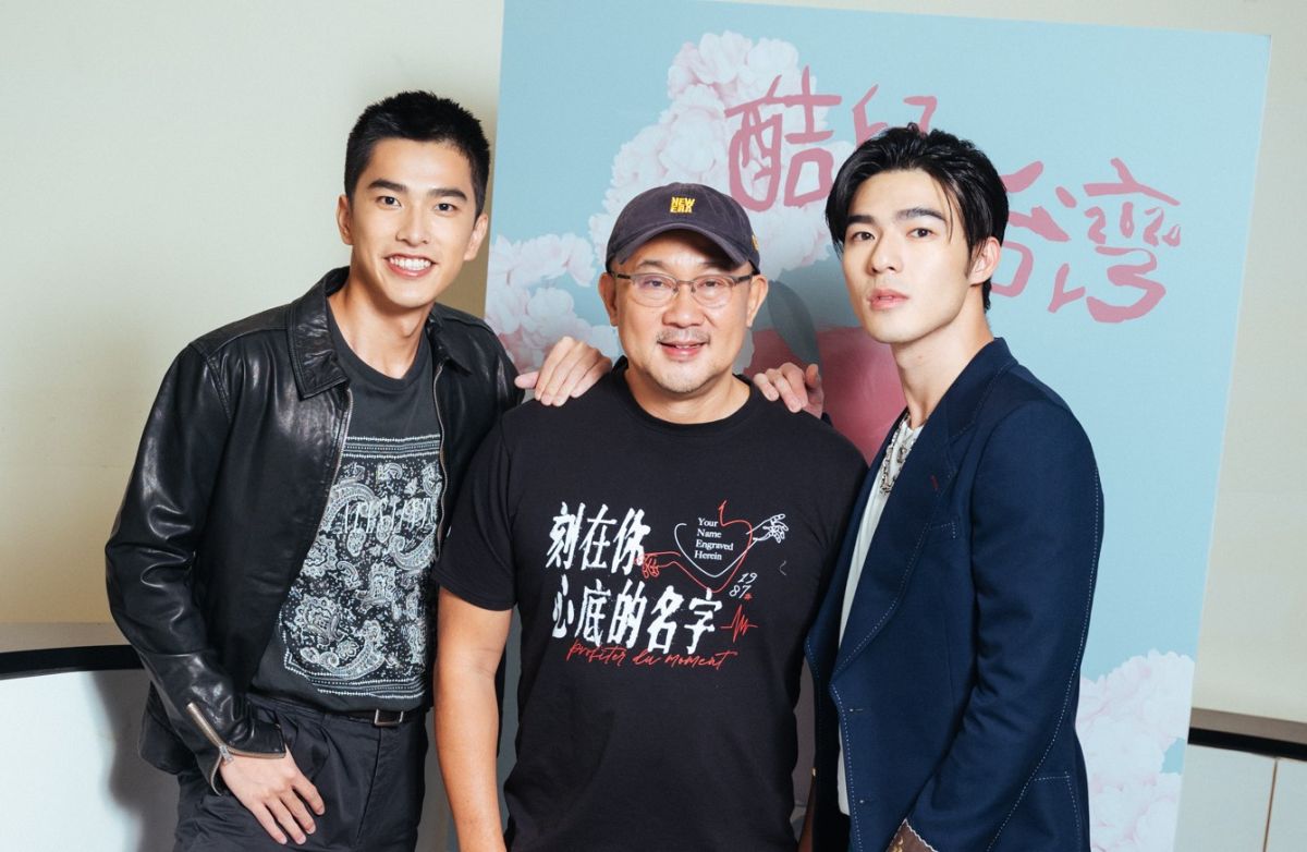 ▲《刻在你心底的名字》談的是導演柳廣輝（中）親身經歷，為此，他還在高中群組勇敢出櫃。（圖／酷兒影展）