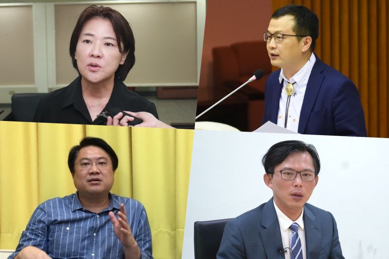 ▲台北市副市長黃珊珊、國民黨革實院長羅智強、基隆市長林右昌、時代力量前立委黃國昌等人,都被點名是可能的2022年台北市長候選人選。(圖/NOWnews資料照片)