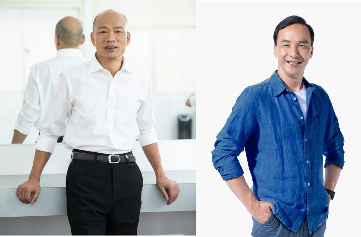 ▲國民黨中評委林竹松建議黨中央超前部署2024，徵召韓國瑜、朱立倫參選正副總統。對此，資深媒體人黃創夏則在臉書大讚「高招！」 （圖／翻攝自韓國瑜、朱立倫臉書）