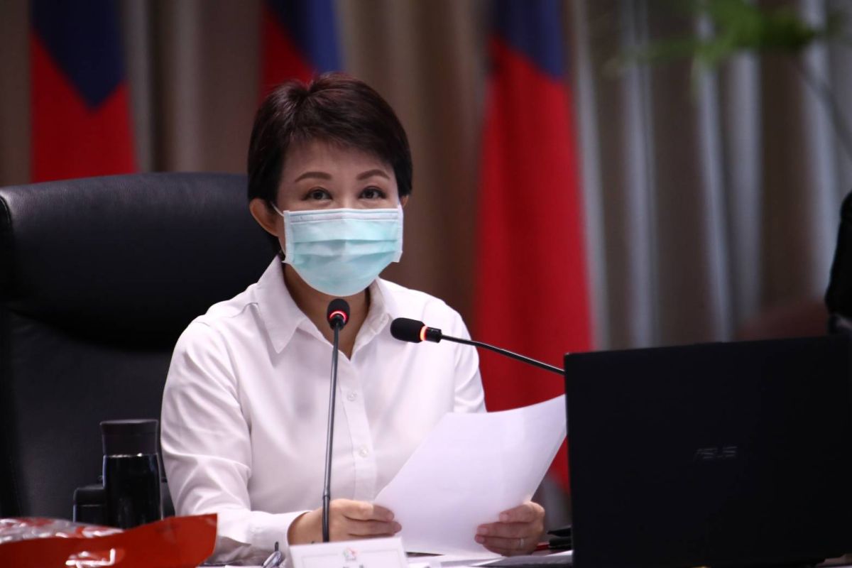 ▲秋冬流感高峰來臨，市長盧秀燕宣佈，全市高中職以下師生在校施打疫苗。(圖／柳榮俊攝2020.9.8)