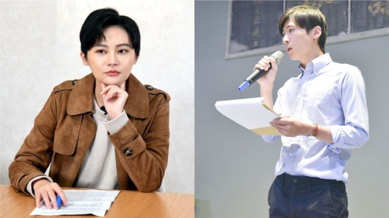 ▲民進黨立委賴品妤大方認愛苗栗無黨籍議員曾玟學。(合成圖/左圖記者林柏年攝;右圖翻攝自曾玟學臉書)