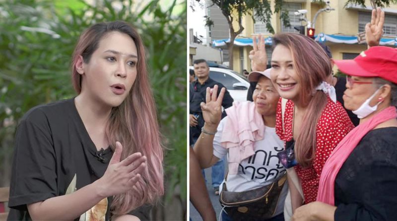 超霸氣！泰國女星撒錢贊助示威　年輕人好感度爆棚

