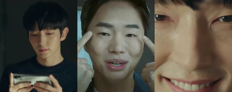 ▲李準基劇中初期不曾有過任何情緒,都靠練習學如何微笑。(圖/翻攝LINE