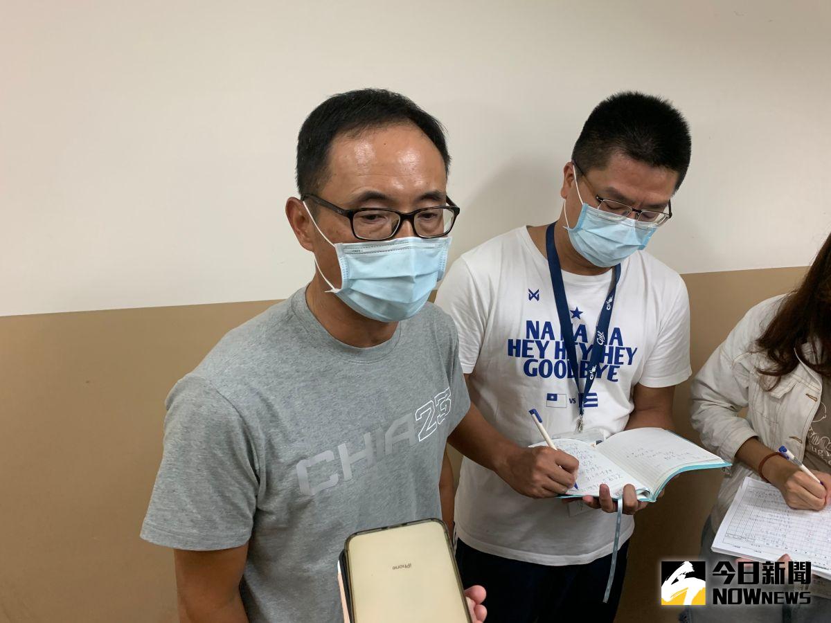 ▲中信兄弟領隊劉志威。（圖／吳政紘攝）