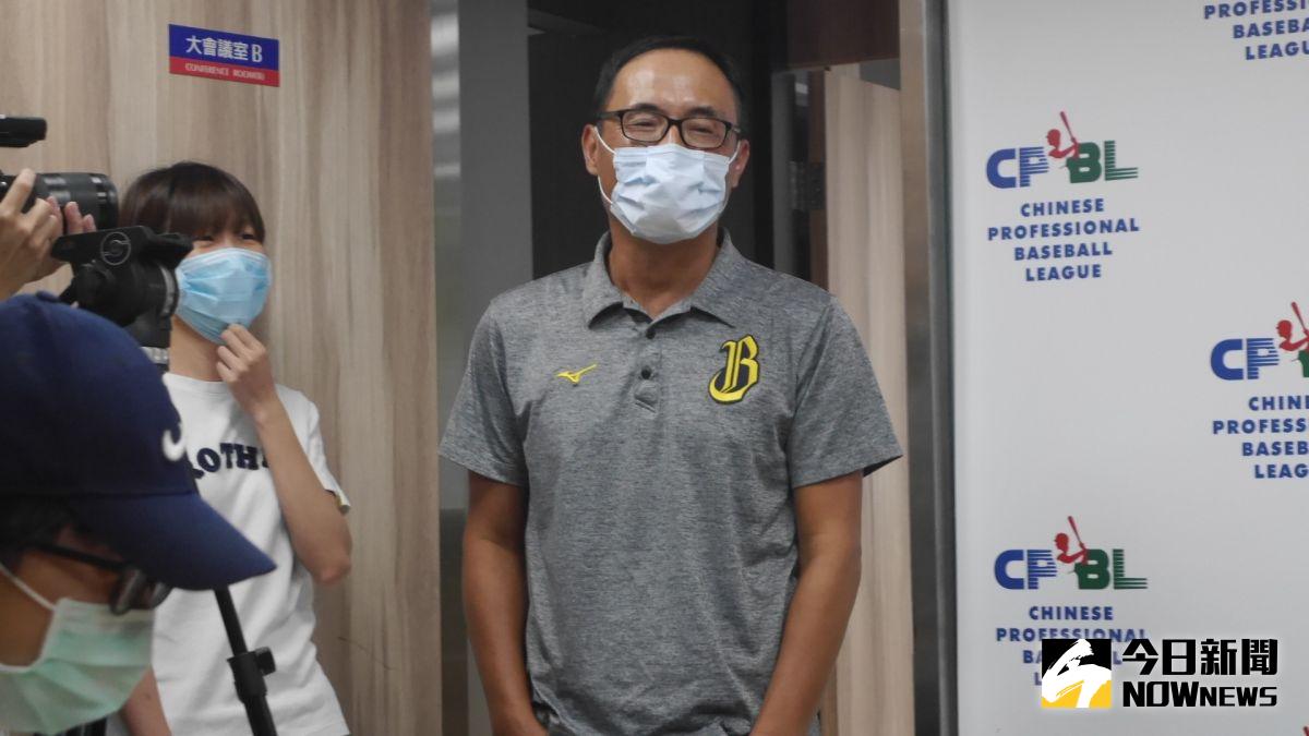 ▲中信兄弟領隊劉志威。（圖／吳政紘）