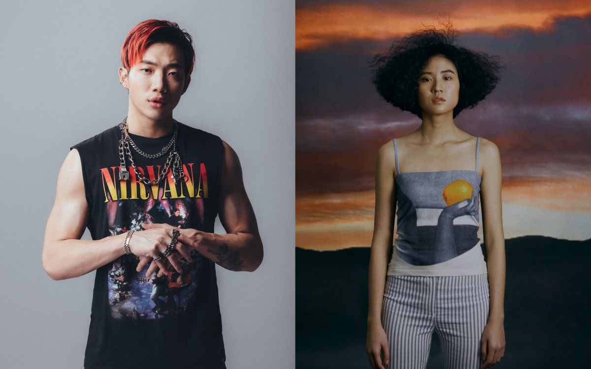 ▲ØZI （左）、9m88（右）登金曲31表演。（圖／台視提供）