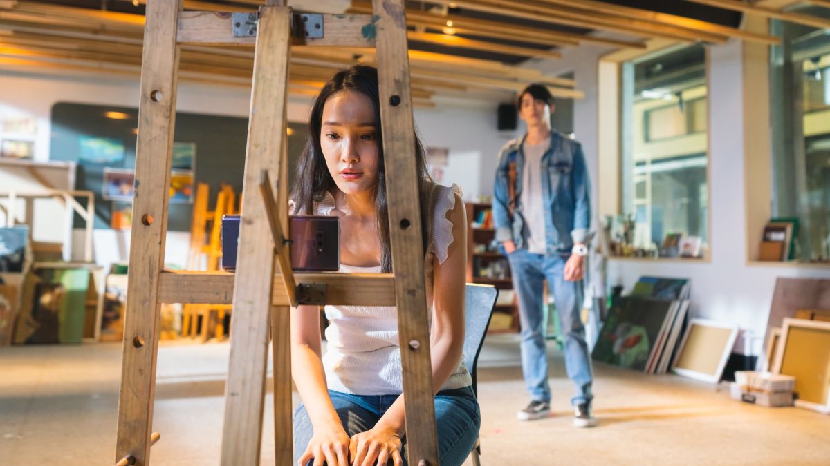 ▲有「小周迅」之稱的林映唯（前），在片中表現吸睛。（圖／華映娛樂）