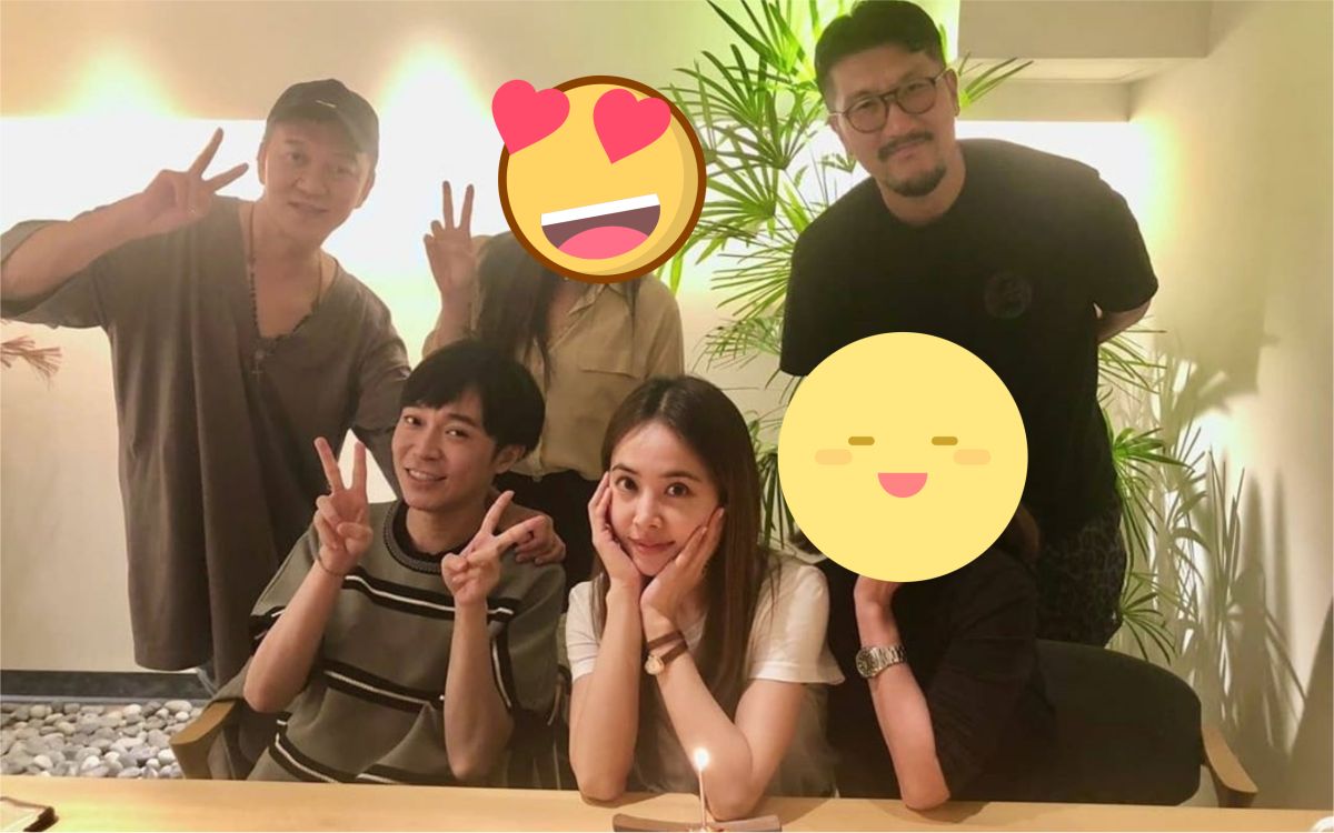 ▲蔡依林（前排中）慶40歲生日，同框2大凍齡天后。（圖／蔡依林IG） 