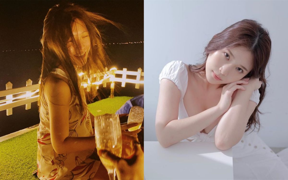 ▲雞排妹包船慶生玩太嗨，裙子任海風吹。（圖／雞排妹IG） 