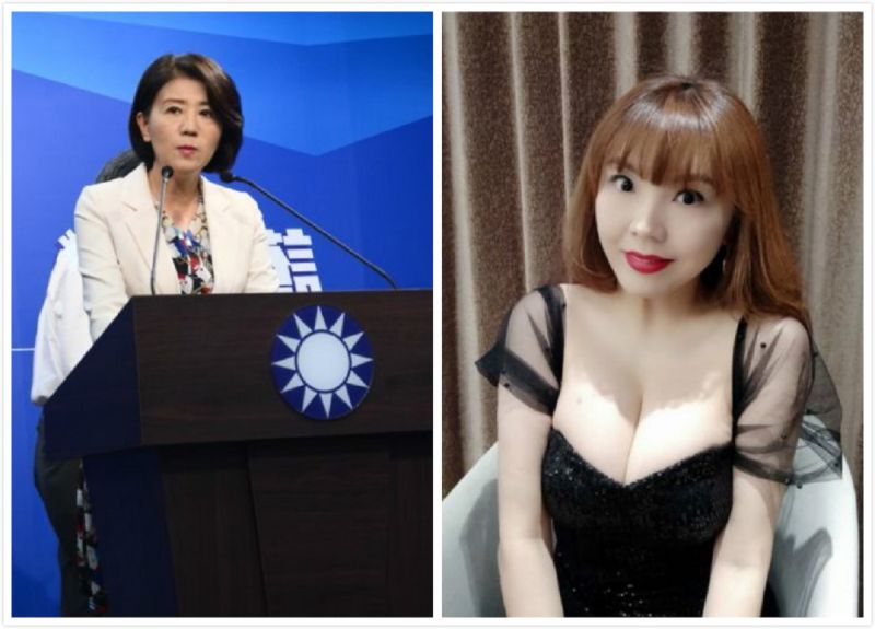 ▲國民黨14日宣布不以政黨名義出席海峽論壇,對此,藝人劉樂妍在微博開嗆國民黨是「百年爛黨」,更直呼「真的沒人稀罕你們來不來」。 (合成圖/記者林柏年攝、翻攝自劉樂妍微博)